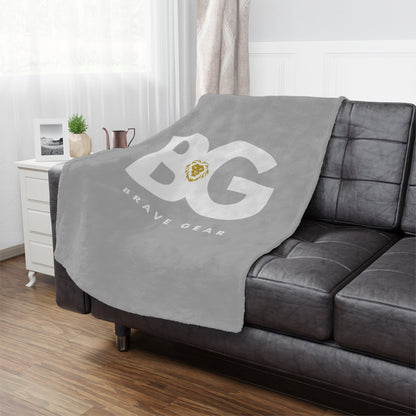BG Minky Blanket (light grey)