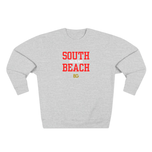 BG "South Beach Miami" Premium Crewneck Sweatshirt