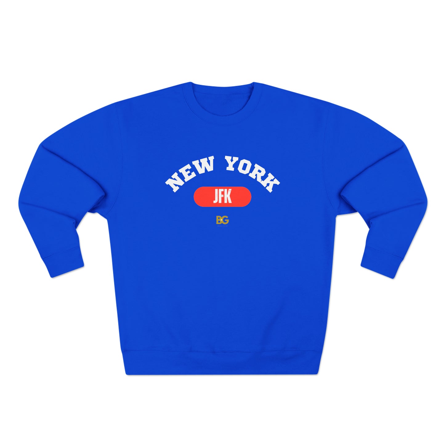 BG "New York JFK" Premium Crewneck Sweatshirt