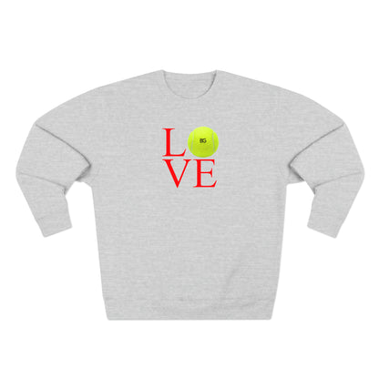 BG "LOVE tennis" Premium Crewneck Sweatshirt
