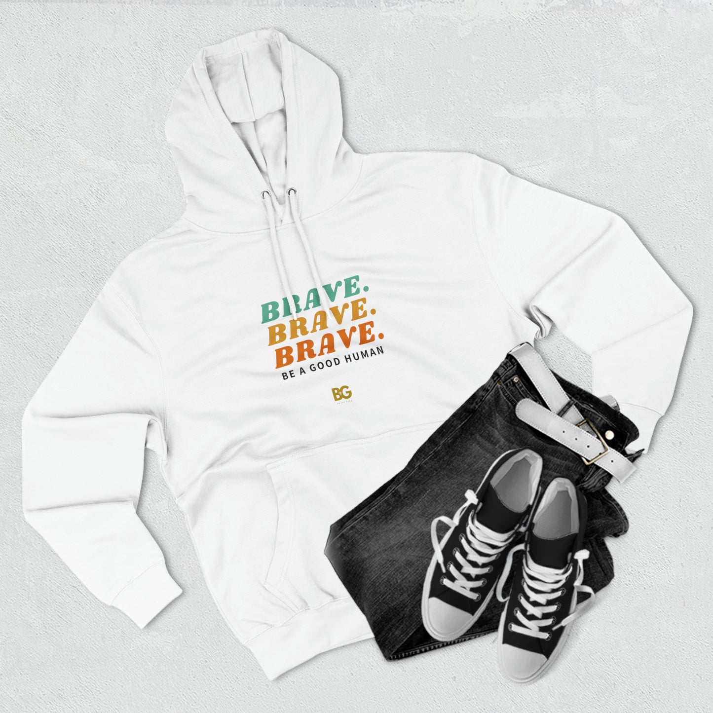 BG "Brave Brave Brave" Premium Pullover Hoodie