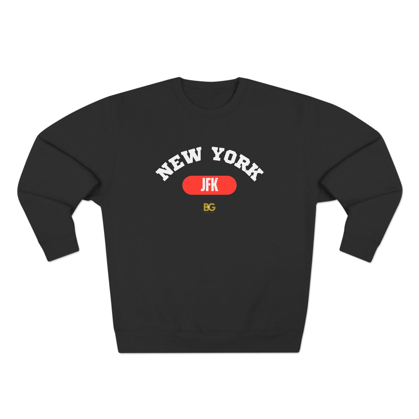 BG "New York JFK" Premium Crewneck Sweatshirt