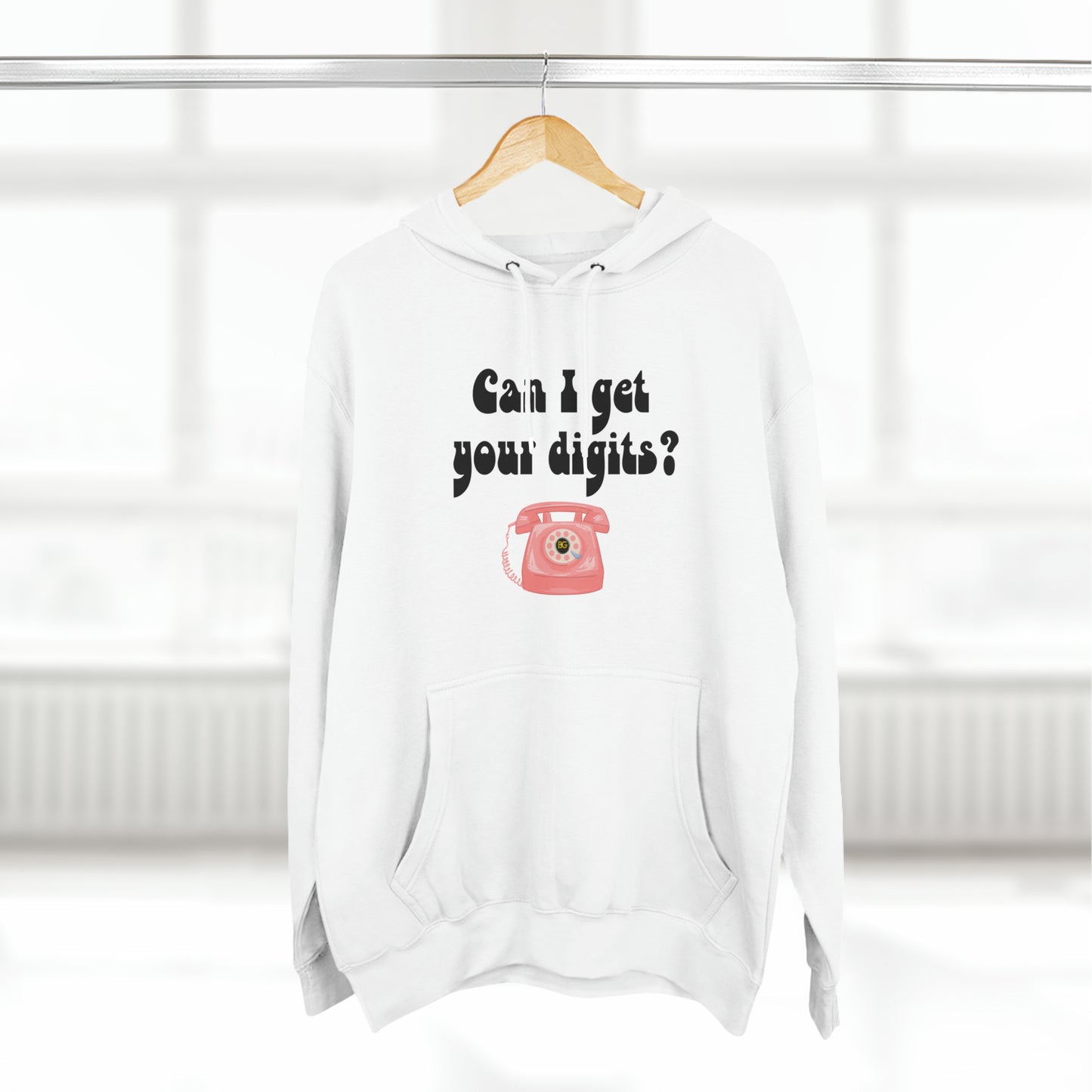BG "Can I get your digits?" Premium Pullover Hoodie