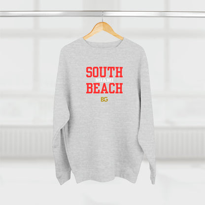 BG "South Beach Miami" Premium Crewneck Sweatshirt