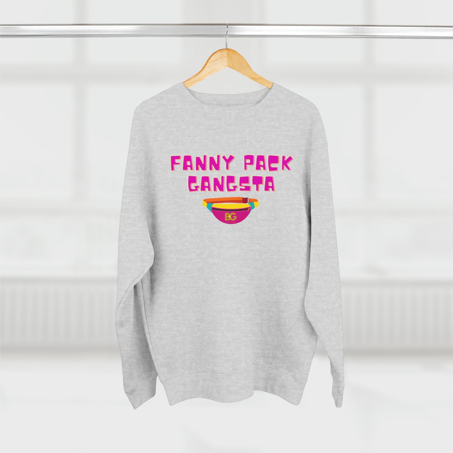 BG "Fanny Pack Gangsta" Premium Crewneck Sweatshirt
