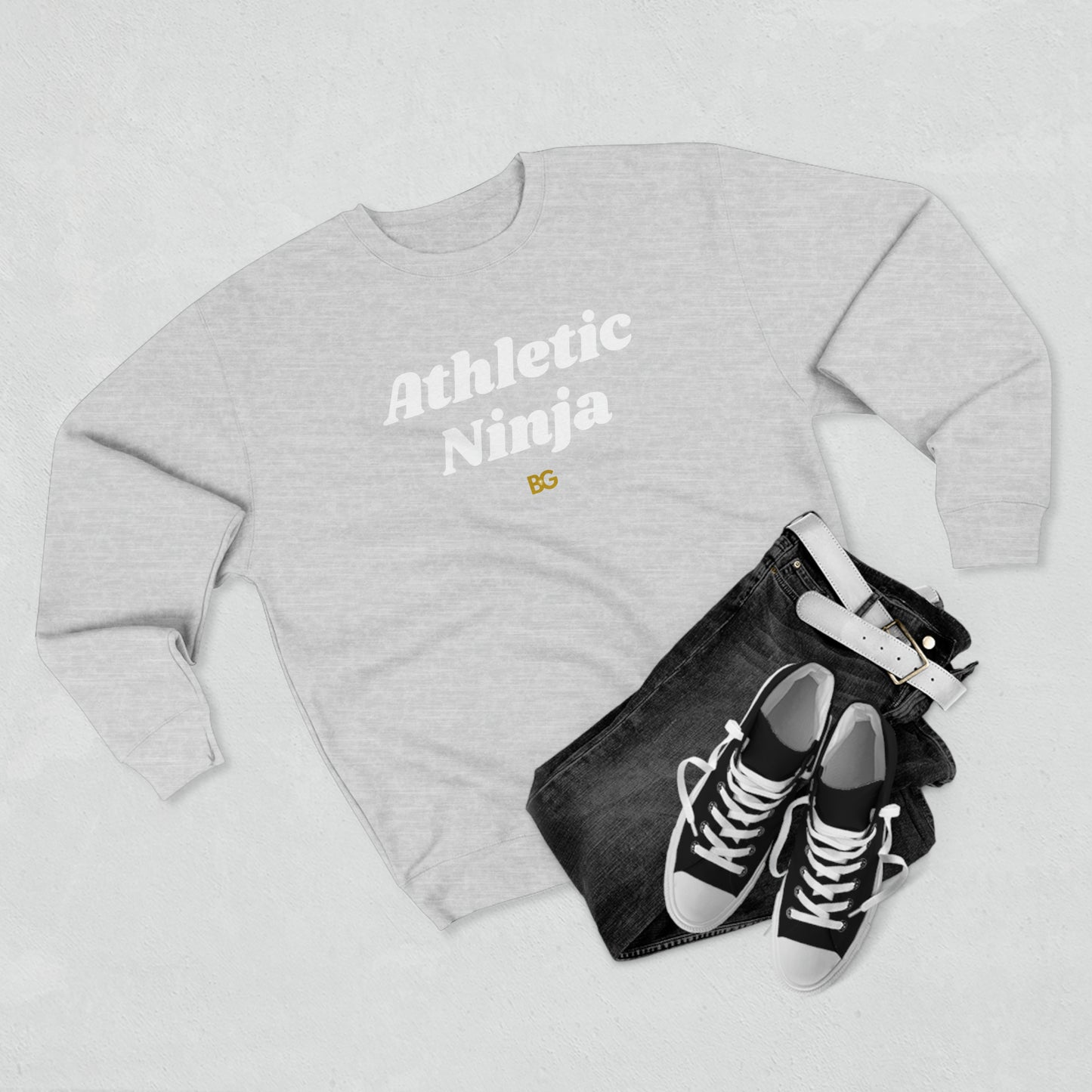 BG "Athletic Ninja" Premium Crewneck Sweatshirt