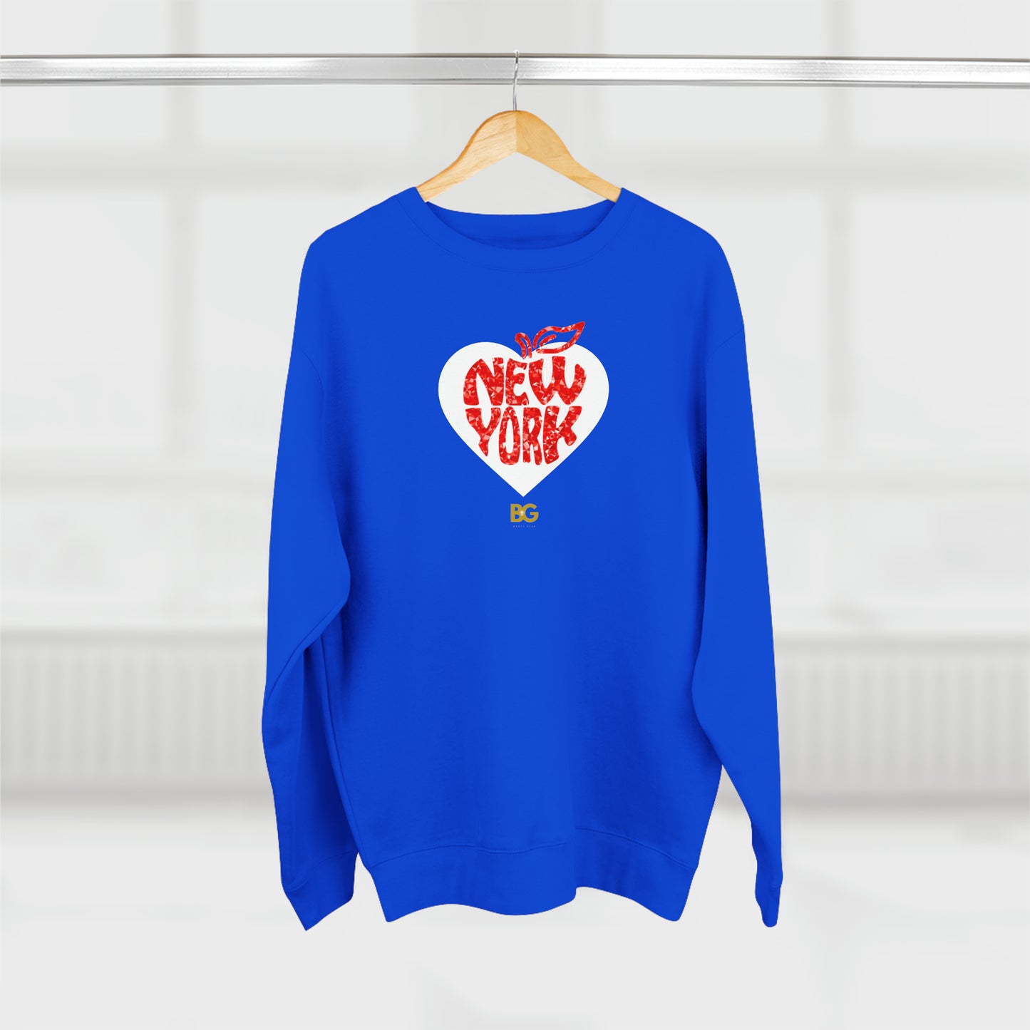 BG "Heart New York" Premium Crewneck Sweatshirt