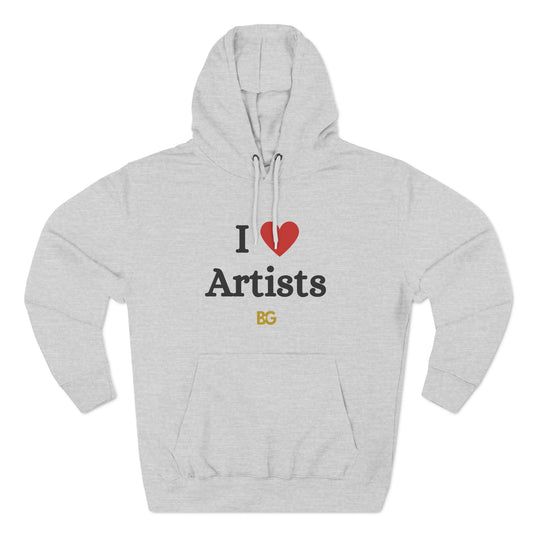 BG "I ❤️ Artists" Premium Pullover Hoodie