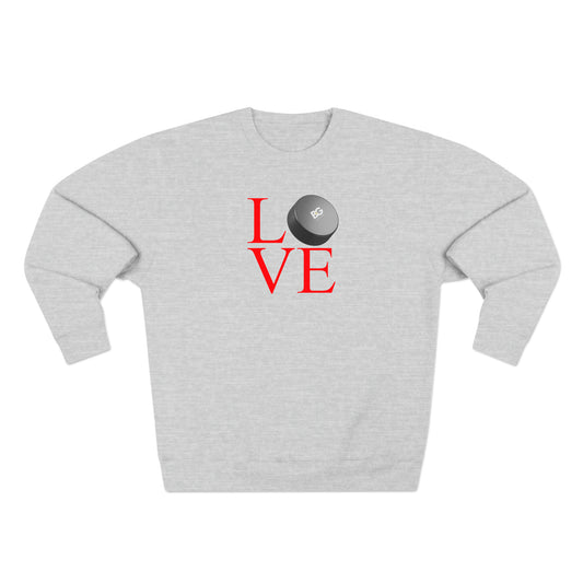 BG "LOVE hockey" Premium Crewneck Sweatshirt