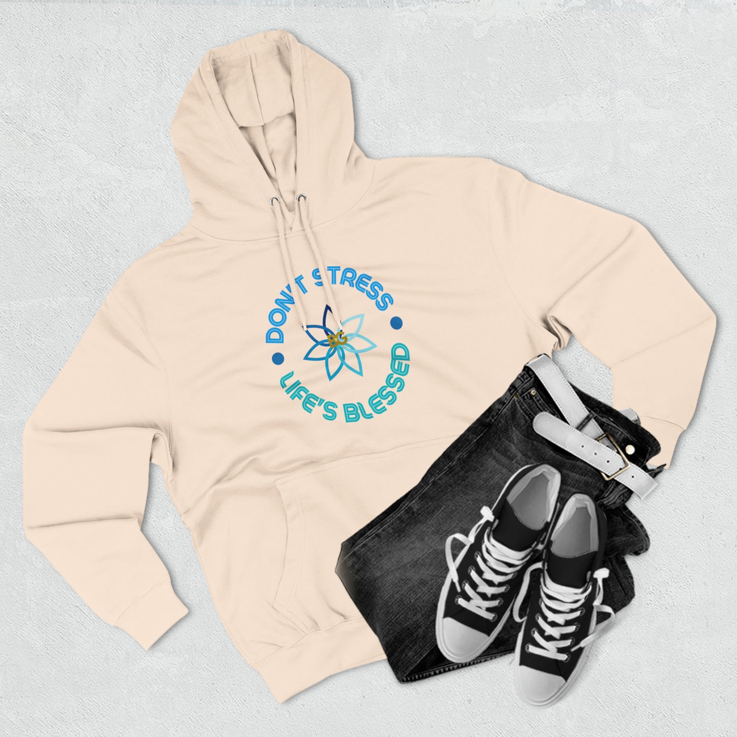 BG "Don't Stress - Life's Blessed" Premium Pullover Hoodie
