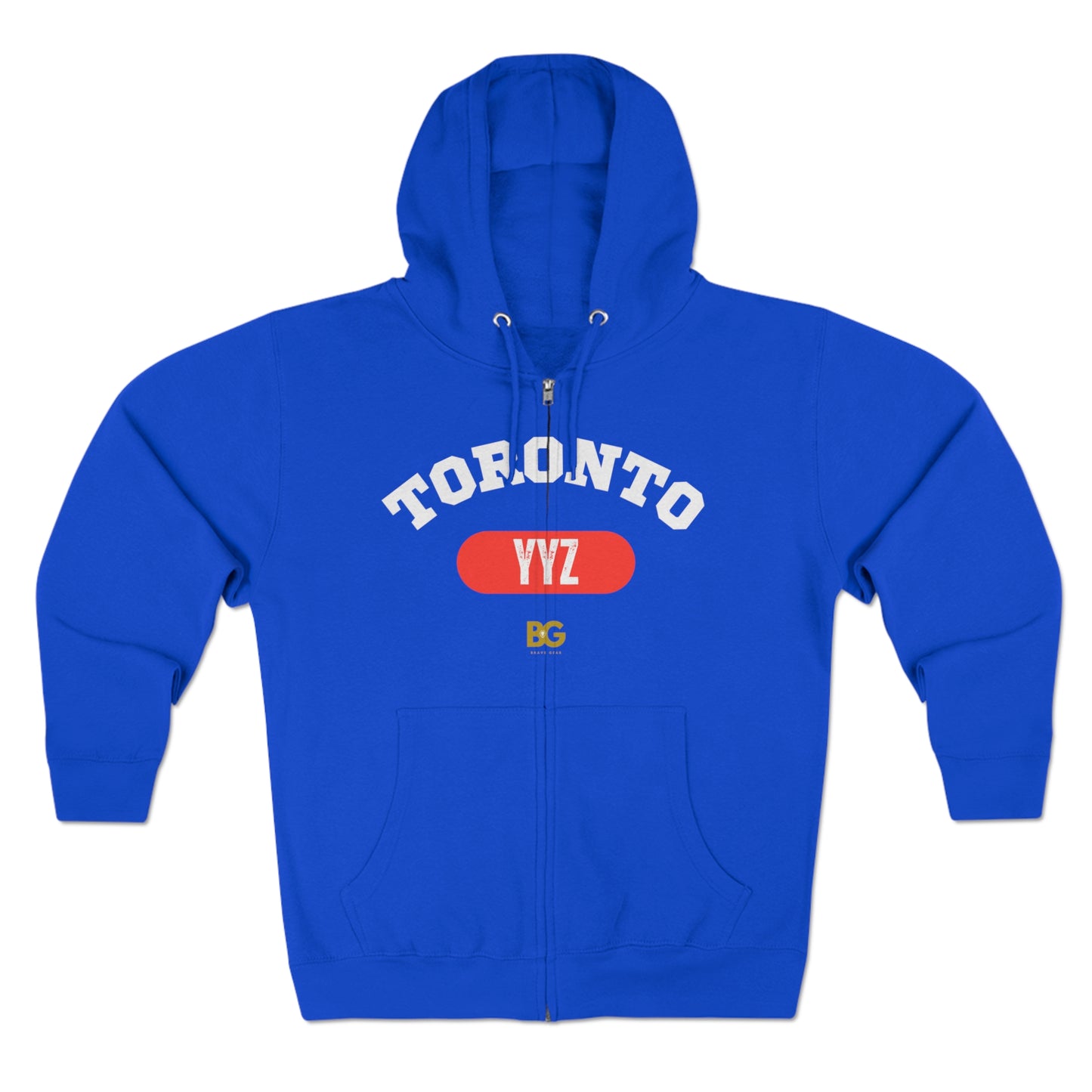 BG "Toronto YYZ" Premium Full Zip Hoodie