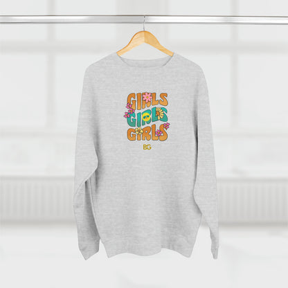 BG "Girls Girls Girls" Premium Crewneck Sweatshirt