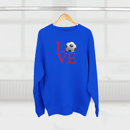 BG "LOVE soccer" Premium Crewneck Sweatshirt