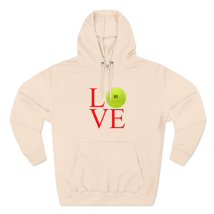 BG "LOVE Tennis" Premium Pullover Hoodie