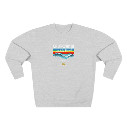 BG "California Malibu Beach 1977" Premium Crewneck Sweatshirt