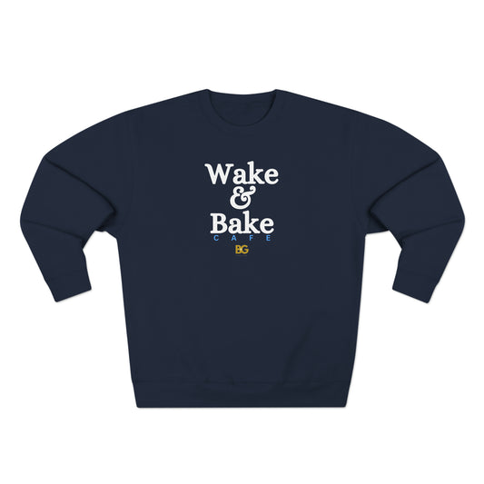 BG "Wake & Bake Cafe" Premium Crewneck Sweatshirt
