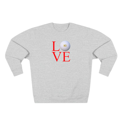 BG "LOVE golf" Premium Crewneck Sweatshirt