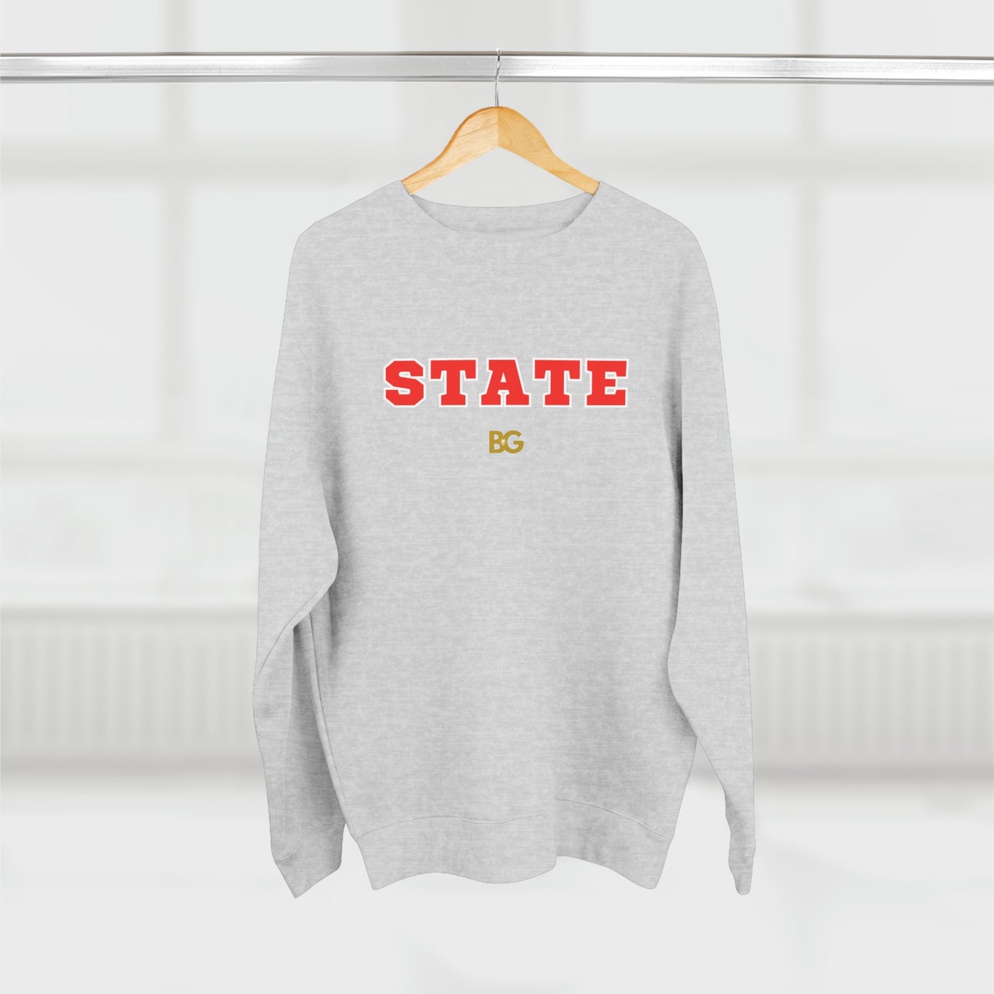 BG "State" Premium Crewneck Sweatshirt