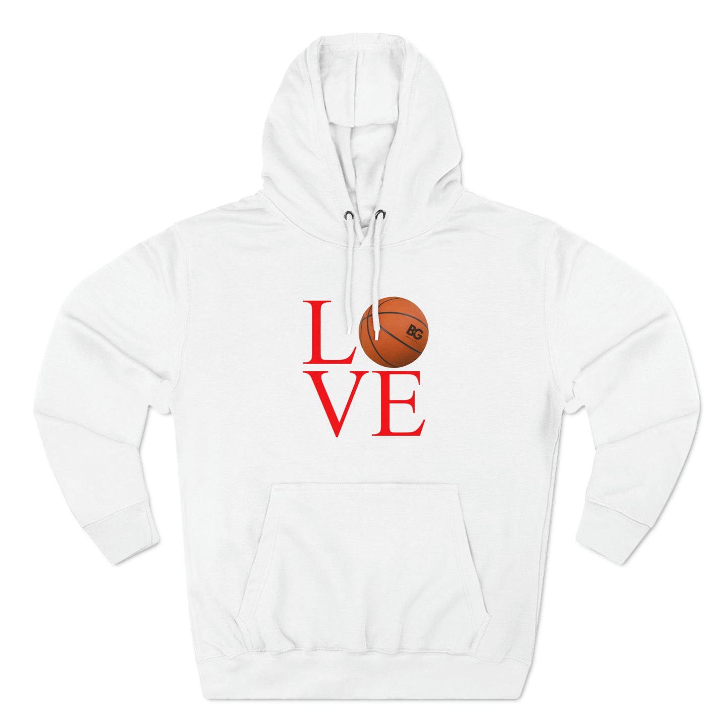 BG "LOVE basketball" Premium Pullover Hoodie