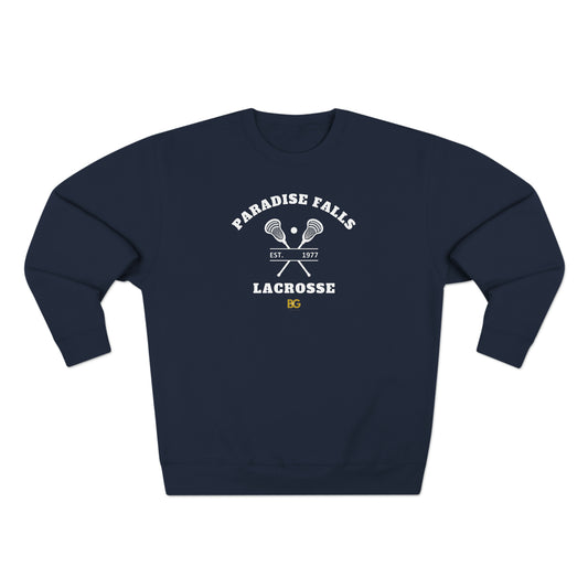 BG "Paradise Falls Lacrosse" Premium Crewneck Sweatshirt