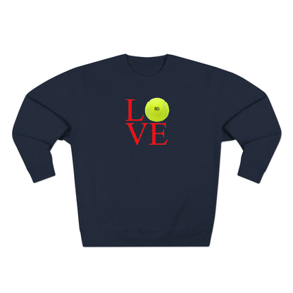 BG "LOVE tennis" Premium Crewneck Sweatshirt