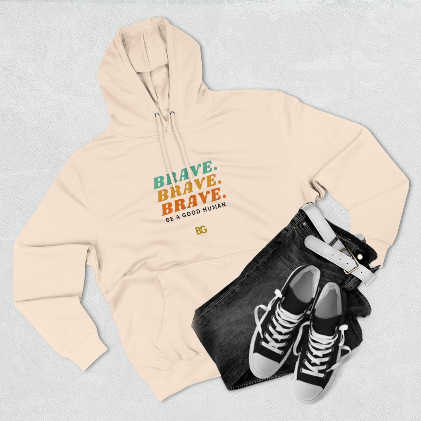 BG "Brave Brave Brave" Premium Pullover Hoodie