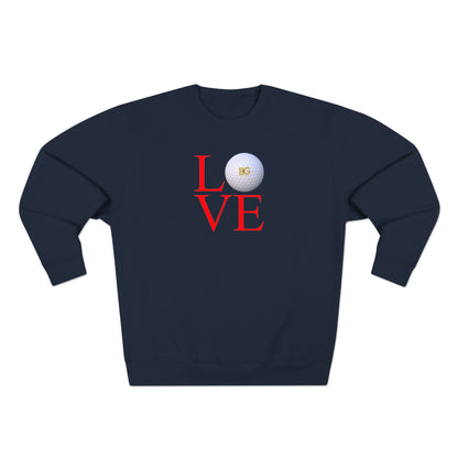 BG "LOVE golf" Premium Crewneck Sweatshirt