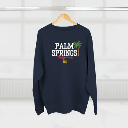 BG "Palm Springs California" Premium Crewneck Sweatshirt