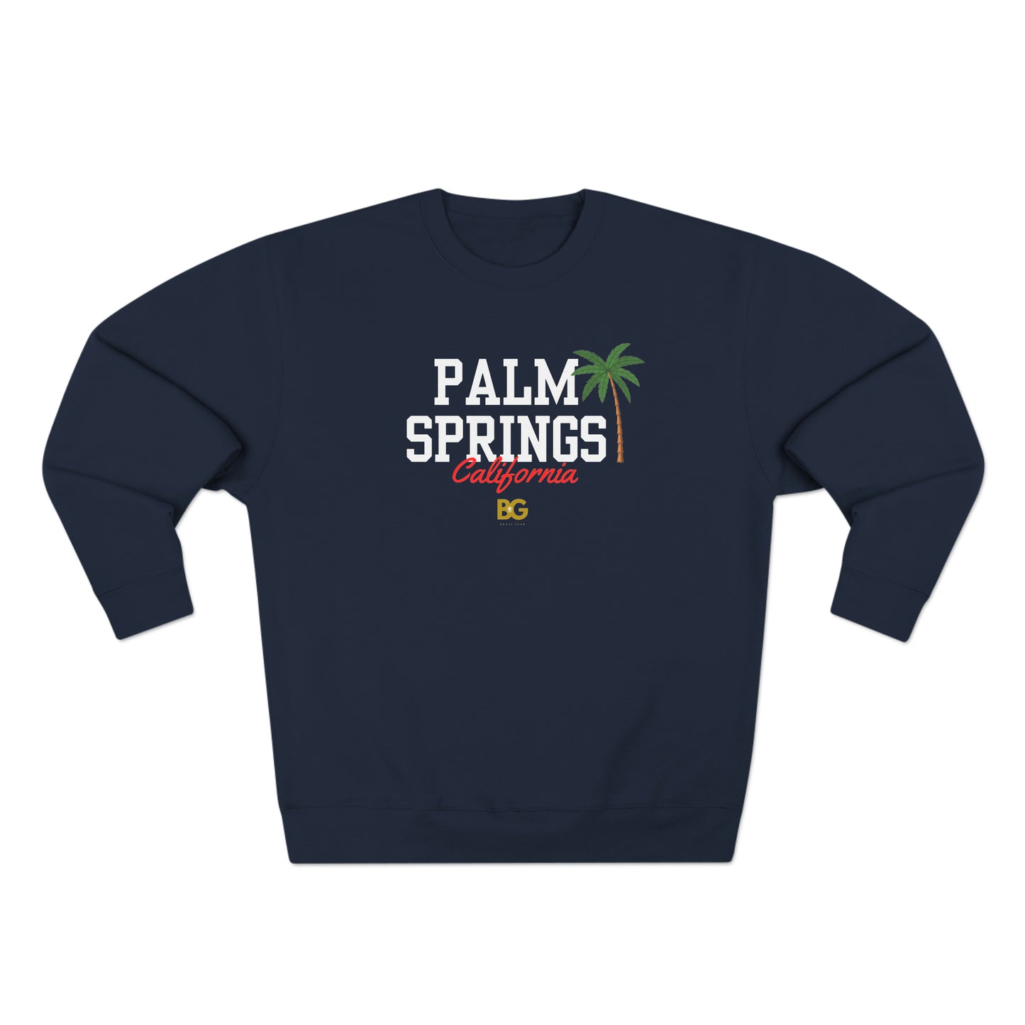 BG "Palm Springs California" Premium Crewneck Sweatshirt